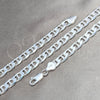 Sterling Silver Basic Necklace, Mariner Design, Polished, Silver Finish, 04.420.0018.22 (180 Gauge, 07 MM Thickness, 22 Inches Length)