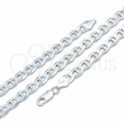 Plateada Plata Esterlina Pulsera, vista principal del producto de Plata 925 por Mayoreo, vista principal del producto