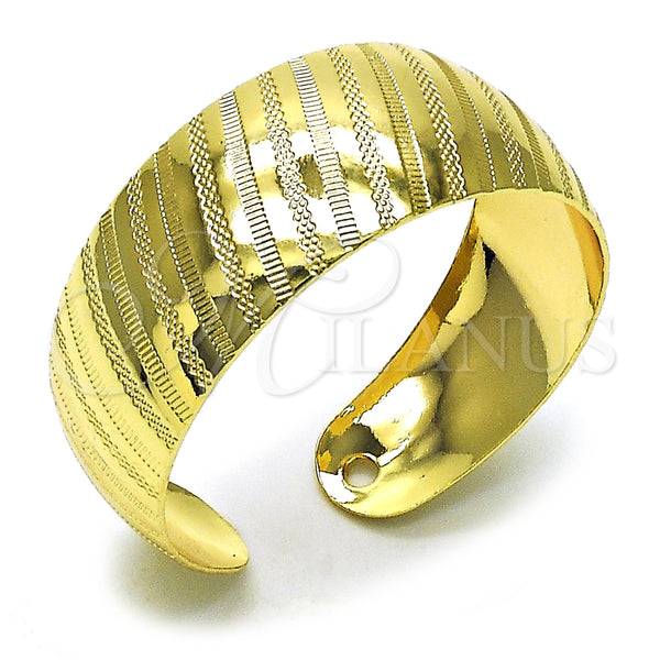 Oro Laminado Individual Bangle, Gold Filled Style Polished, Golden Finish, 07.432.0001