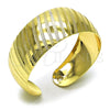 Oro Laminado Individual Bangle, Gold Filled Style Polished, Golden Finish, 07.432.0001 (18 MM Thickness, One size fits all)