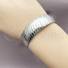 Rhodium Plated Individual Bangle, Polished, Rhodium Finish, 07.432.0001.1 (18 MM Thickness, One size fits all)