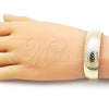 Oro Laminado Individual Bangle, Gold Filled Style Polished, Golden Finish, 07.432.0002 (Thickness, One size fits all)