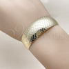 Oro Laminado Individual Bangle, Gold Filled Style Polished, Golden Finish, 07.432.0002 (Thickness, One size fits all)