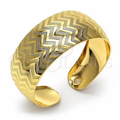 Oro Laminado Individual Bangle, Gold Filled Style Polished, Golden Finish, 07.432.0002 (Thickness, One size fits all)