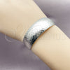 Rhodium Plated Individual Bangle, Polished, Rhodium Finish, 07.432.0002.1