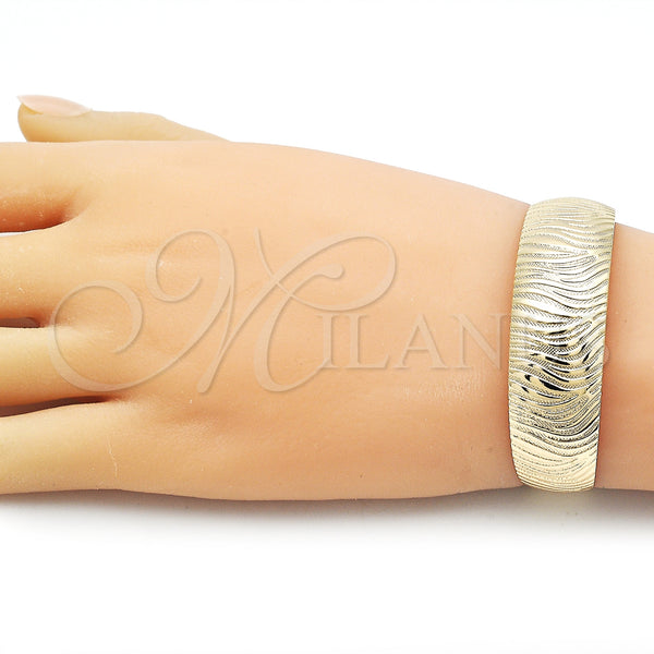 Gold Filled Jewelry — Individual Bangle Polished 07. Thickness One size fits — alternate product view — SKU 159673 | Oro Laminado joyería — Individual Bangle pulido 07. Thickness One size fits — SKU 159673