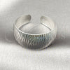 Rhodium Plated Individual Bangle, Polished, Rhodium Finish, 07.432.0003.1 (Thickness, One size fits all)