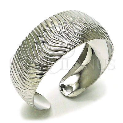 Brazalete de Oro Laminado con Rodio 07.432.0003.1 de Oro Laminado Blanco por Mayoreo, vista principal del producto