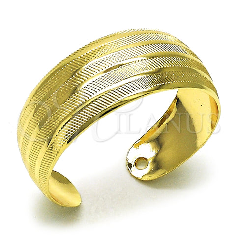 Oro Laminado Individual Bangle, Gold Filled Style Polished, Golden Finish, 07.432.0004