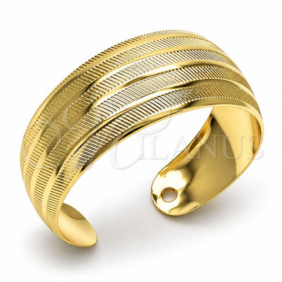 Oro Laminado Individual Bangle, Gold Filled Style Polished, Golden Finish, 07.432.0004 (Thickness, One size fits all)