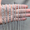 Sterling Silver Basic Bracelet, Mariner Design, Polished, Silver Finish, 04.420.0019.09 (06 MM Thickness, 9 Inches Length)