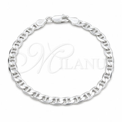 Sterling Silver Basic Bracelet, Mariner Design, Polished, Silver Finish, 04.420.0019.08 (150 Gauge, 06 MM for wholesale, main product view
