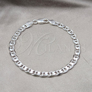Sterling Silver Bracelet — Basic Bracelet Mariner Design Polished 04. Gauge 06 — main product view — SKU 159699 | Plata 925 brazalete — básico Bracelet Mariner diseño pulido 04. Gauge 06 — SKU 159699