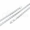 Sterling Silver Basic Necklace, Mariner Design, Polished, Silver Finish, 04.420.0020.18 (120 Gauge, 05 MM Thickness, 18 Inches Length)