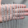 Sterling Silver Basic Bracelet, Polished, Silver Finish, 04.420.0020.07 (120 Gauge, 05 MM Thickness, 7 Inches Length)