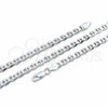 Sterling Silver Basic Necklace, Mariner Design, Polished, Silver Finish, 04.420.0021.16 (100 Gauge, 04 MM Thickness, 16 Inches Length)