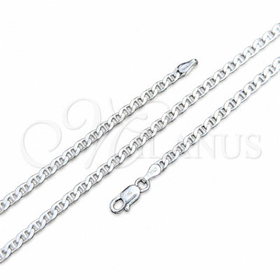 Plateada Plata Esterlina Collar, vista principal del producto de Plata 925 por Mayoreo, vista principal del producto