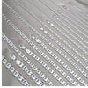 Sterling Silver Basic Anklet, Mariner Design, Polished, Silver Finish, 04.420.0023.10 (0.60 Gauge, Thickness, 10 Inches Length)