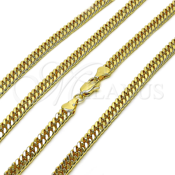 Oro Laminado Basic Necklace, Gold Filled Style Polished, Golden Finish, 04.213.0329.22