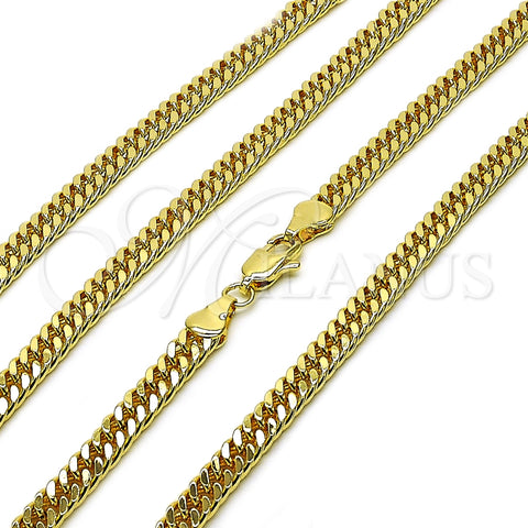 Oro Laminado Basic Necklace, Gold Filled Style Polished, Golden Finish, 04.213.0329.22