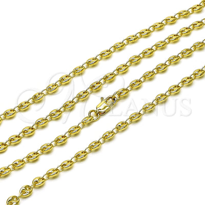 collar marinero abombado de oro laminado - vista del producto - Milanus SKU 159725
