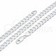 Sterling Silver Basic Necklace, Curb Design, Polished, Silver Finish, 04.420.0026.24 (200 Gauge, Thickness, 24 Inches Length)