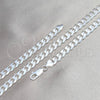 Sterling Silver Basic Bracelet, Curb Design, Polished, Silver Finish, 04.420.0026.09 (200 Gauge, Thickness, 9 Inches Length)