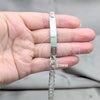 Sterling Silver ID Bracelet, Curb Design, Polished, Silver Finish, 04.420.0026.09.1 (200 Gauge, Thickness, 9 Inches Length)