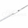 Sterling Silver ID Bracelet, Curb Design, Polished, Silver Finish, 04.420.0026.09.1 (200 Gauge, Thickness, 9 Inches Length)