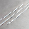 Sterling Silver Basic Bracelet, Curb Design, Polished, Silver Finish, 03.420.0030.09