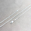 Sterling Silver Basic Anklet, Curb Design, Polished, Silver Finish, 03.420.0032.10 (0.80 Gauge, 03 MM Thickness, 10 Inches Length)