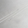 Sterling Silver Basic Anklet, Curb Design, Polished, Silver Finish, 03.420.0033.10 (0.60 Gauge, Thickness, 10 Inches Length)