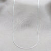 Sterling Silver Basic Bracelet, Curb Design, Polished, Silver Finish, 03.420.0034.16 (0.40 Gauge, Thickness, 16 Inches Length)