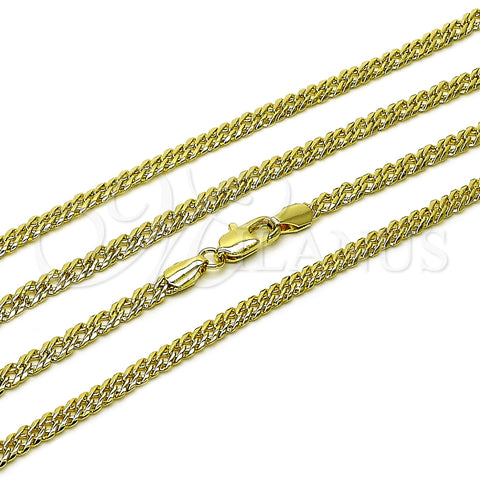 Oro Laminado Basic Necklace, Gold Filled Style Polished, Golden Finish, 04.213.0338.24