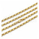 Oro Laminado Basic Necklace, Gold Filled Style Mariner Design, Diamond Cutting Finish, Golden Finish, 04.213.0343.24 (Thickness, 24 Inches Length)