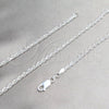 Sterling Silver Basic Necklace, Rope Design, Polished, Silver Finish, 04.420.0035.22