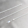 Sterling Silver Basic Necklace, Rope Design, Polished, Silver Finish, 04.420.0036.22