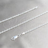 Sterling Silver Basic Necklace, Rope Design, Polished, Silver Finish, 04.420.0037.16