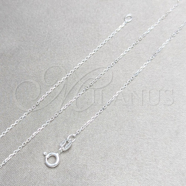 Sterling Silver Basic Necklace, Polished, Silver Finish, 04.420.0039.16