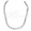 Sterling Silver Basic Necklace, Polished, Silver Finish, 04.433.0002.26 (200 Gauge, 08 MM Thickness, 26 Inches Length)