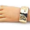 Oro Laminado Individual Bangle, Gold Filled Style Polished, Golden Finish, 07.215.0003.05 (30 MM Thickness, Size 5 (2.50 Diameter))