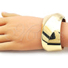 Oro Laminado Individual Bangle, Gold Filled Style Polished, Golden Finish, 07.215.0008.05 (35 MM Thickness, Size 5 (2.50 Diameter))