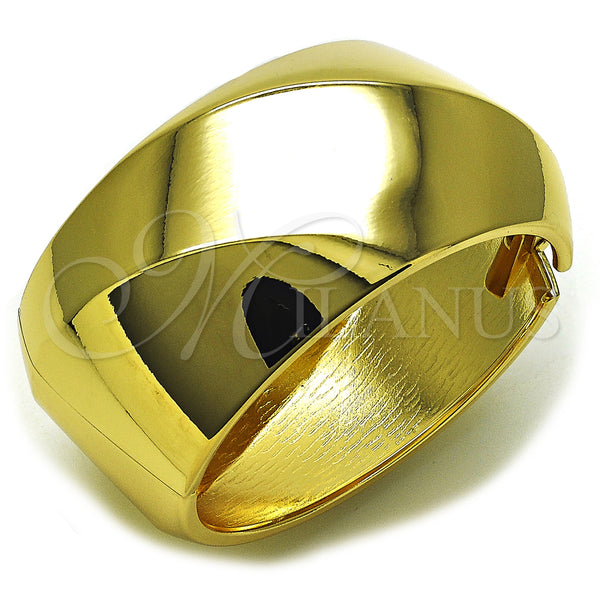 Oro Laminado Individual Bangle, Gold Filled Style Polished, Golden Finish, 07.215.0008.05 (35 MM Thickness, Size 5 (2.50 Diameter))