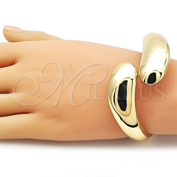 Gold Filled Jewelry — Individual Bangle Teardrop Design Polished 07. 40 MM — alternate product view — SKU 159944 | Oro Laminado joyería — Individual Bangle Teardrop diseño pulido 07. 40 MM — SKU 159944