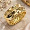 Oro Laminado Individual Bangle, Gold Filled Style Polished, Golden Finish, 07.215.0013.05 (40 MM Thickness, Size 5 (2.50 Diameter))