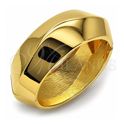 Oro Laminado Individual Bangle, Gold Filled Style Polished, Golden Finish, 07.215.0016.05 (30 MM Thickness, Size 5 (2.50 Diameter))