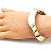 Oro Laminado Individual Bangle, Gold Filled Style Polished, Golden Finish, 07.215.0018.05