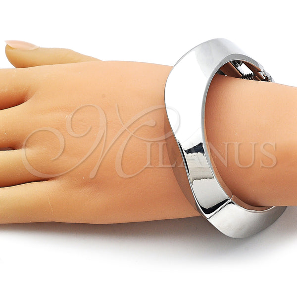 White Gold Filled Jewelry — Individual Bangle Polished 07. Thickness Size 5 2.50 — alternate product view — SKU 159962 | Oro Laminado Blanco joyería — Individual Bangle pulido 07. Thickness Size 5 2.50 — SKU 159962