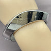 White Gold Filled Individual Bangle, Polished, Rhodium Finish, 07.215.0018.1.05 (Thickness, Size 5 (2.50 Diameter))
