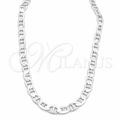 Sterling Silver Basic Necklace, Mariner Design, Polished, Silver Finish, 04.433.0011.26 (250 Gauge, Thickness for wholesale, main product view